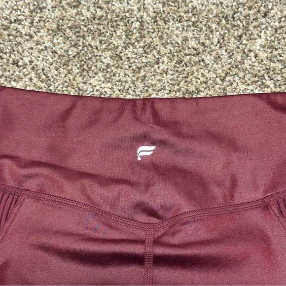Fabletics Women’s Small Burgundy Leggings - Picture 8 of 10